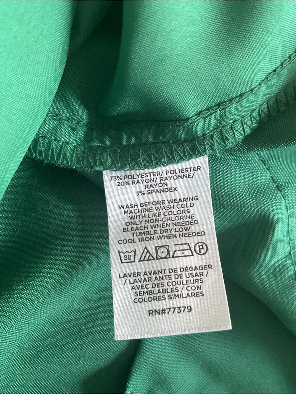 Ann Taylor Women’s Size 14 Green Wide Leg Belted Dress Pants - Picture 8 of 13